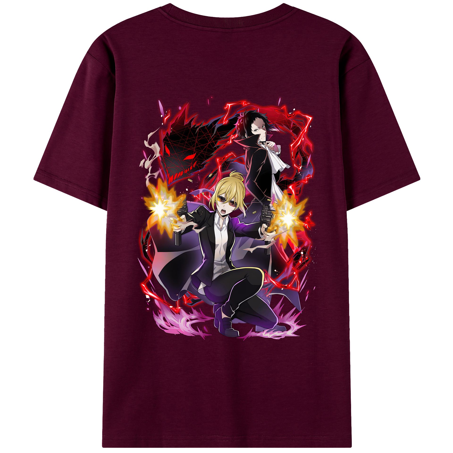 （画像用） 文豪ストレイドッグス Bungo Stray Dogs レディース半袖Tシャツ(バックプリント)
